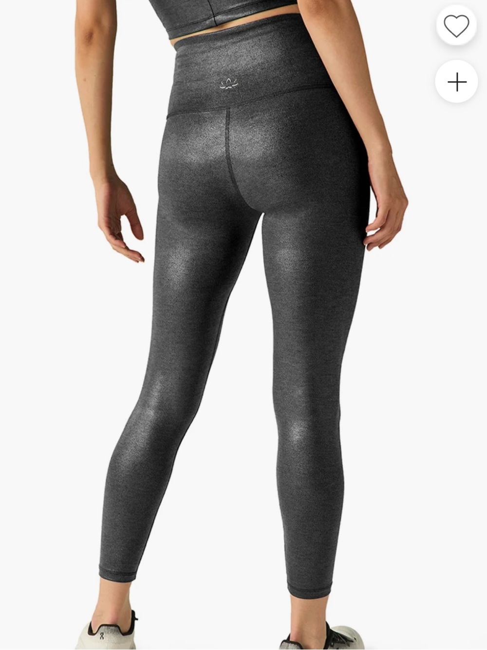 Beyond Yoga High Waist Midi Legging Black Foil Women’s M Fall Travel